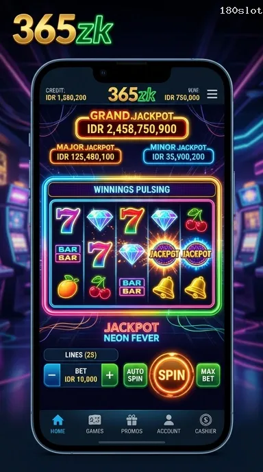 Pratinjau antarmuka 180slot — aplikasi APK resmi Android v2.5.6